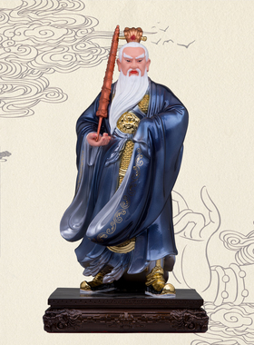 姜子牙树脂家居供奉摆件姜太公