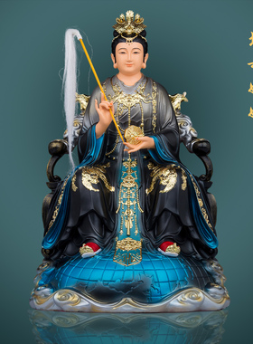树脂地母娘娘佛像中式客厅工艺品