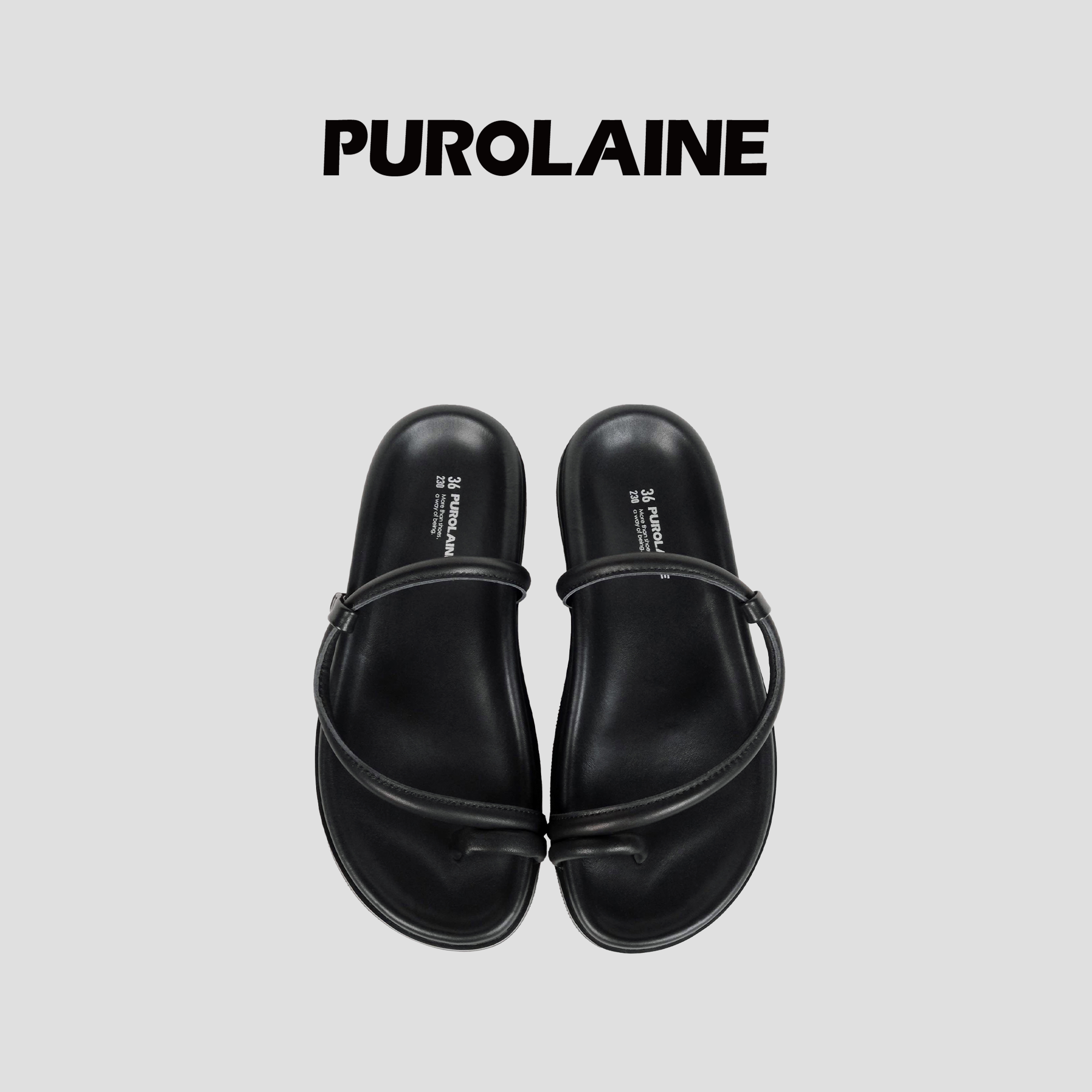 PUROLAINE百搭外穿勃肯凉拖拖鞋