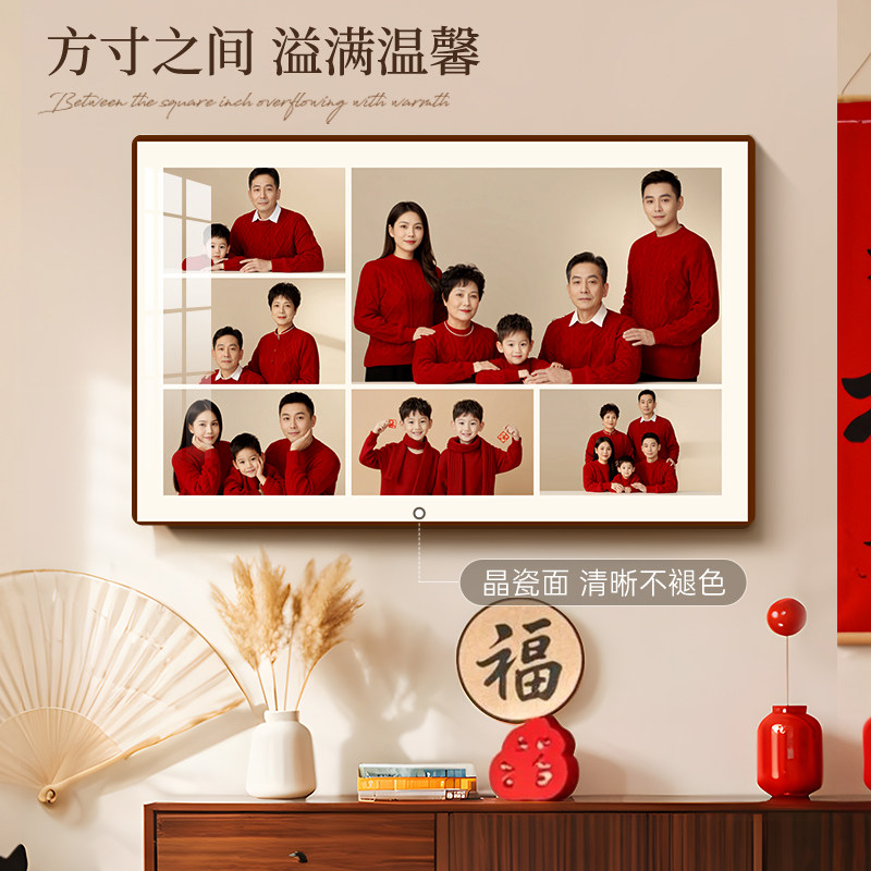 定制全家福婚纱照相框摆台相册图片