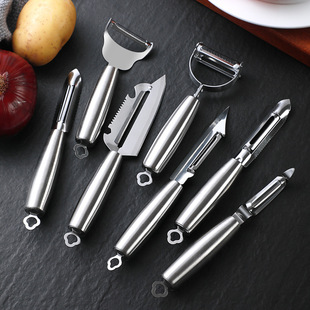 304不锈钢刨皮器刮皮刀家用厨房刮丝刮皮刀水果蔬菜削皮器刨子刨