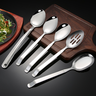 分菜勺自助餐打菜勺大号分更分餐勺公用勺酒店饭勺不锈钢公用勺子