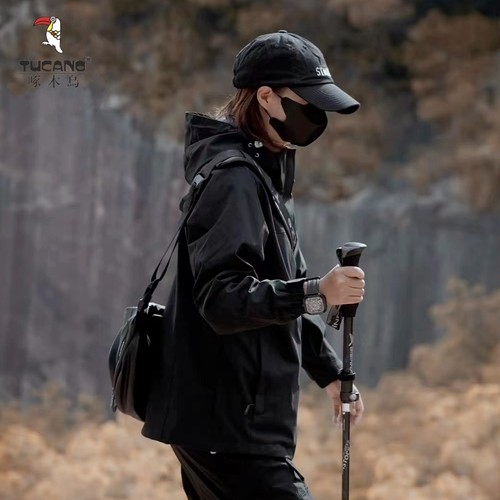 啄木鸟冲锋衣冬季三合一男女防风