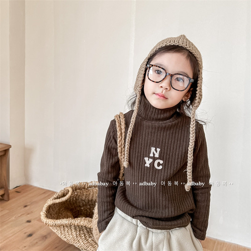 儿童韩版高领加绒打底衫秋冬款男女童冬季长袖T恤宝宝保暖内搭潮,童装/婴儿装/亲子装,T恤,淘宝优惠券,粉丝福利购,淘宝优惠卷