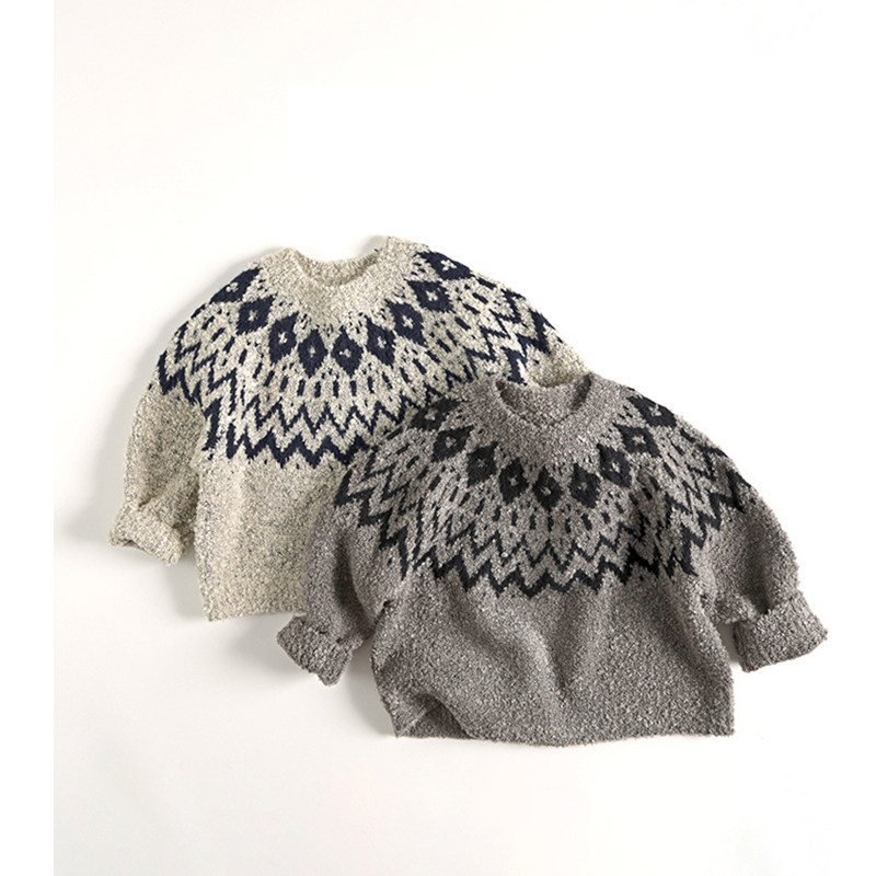 费尔岛风毛衣～慵懒提花～韩版秋冬儿童毛衣洋气套头男女宝针织衫,童装/婴儿装/亲子装,毛衣/针织衫,淘宝优惠券,粉丝福利购,淘宝优惠卷