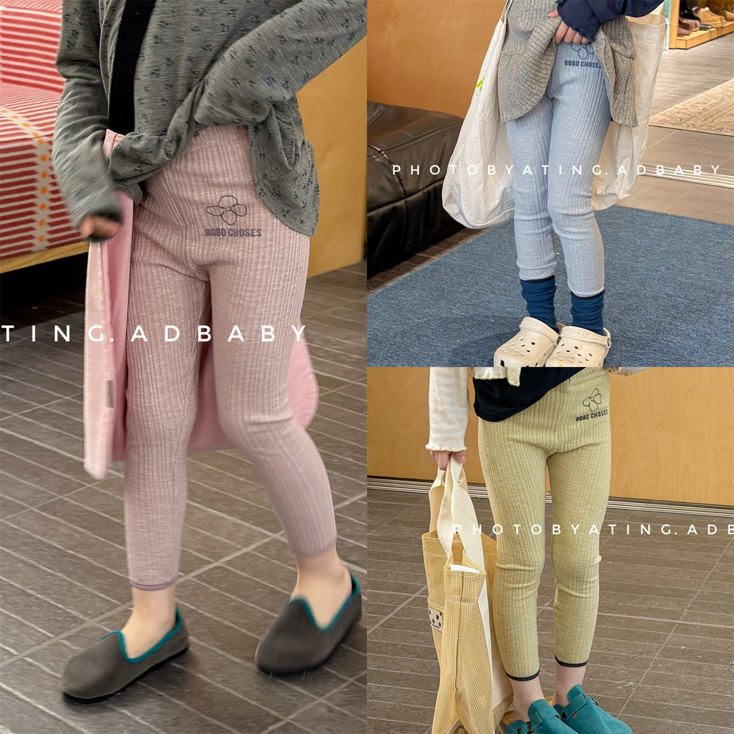 儿童印花打底裤长裤韩版春秋款男女童弹力小脚裤宝宝时尚紧身裤子