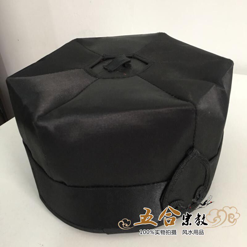 特价道家法器用品正一帽道士帽 五老冠火焰冠 头巾莲花冠道帽六角