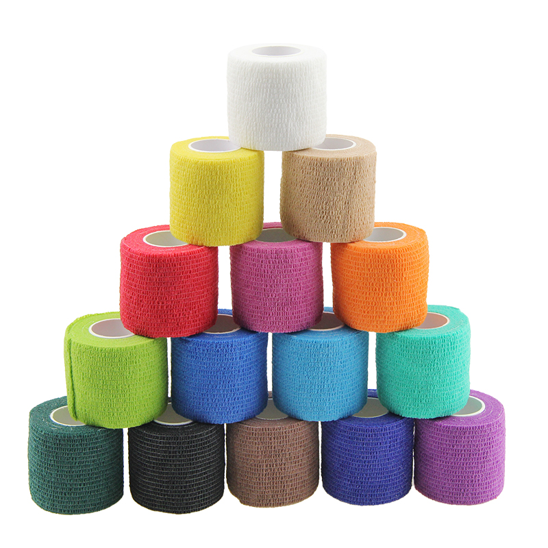 Elastic sports self-adhesive bandages football basketball scar compression pet elastic bandage wristband knee pads elbow pads