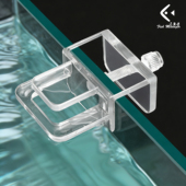 鱼缸盖板托架可固定支架亚克力卡扣防跳网龟缸水族箱透明上滤支