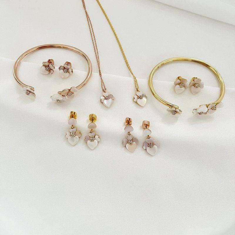 欧美文艺古风贝壳爱心花朵气质小清新少女ks项链手镯耳钉耳坠,饰品/流行首饰/时尚饰品新,组合套装,淘宝优惠券,粉丝福利购,淘宝优惠卷