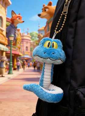 疯狂动物城2周边盖瑞GARY蛇毛绒公仔玩偶可造型尼克圣诞礼物玩具