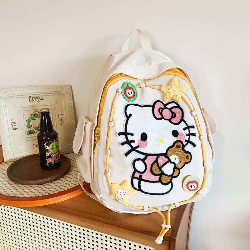 小众哈喽kitty软萌童趣可爱迷你双肩少女高中书包校园卡通KT猫包