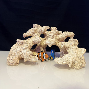 海缸纯鱼造景珊瑚4045缸培菌爪哇基拉戈人造死石海王水方缸LPSfot