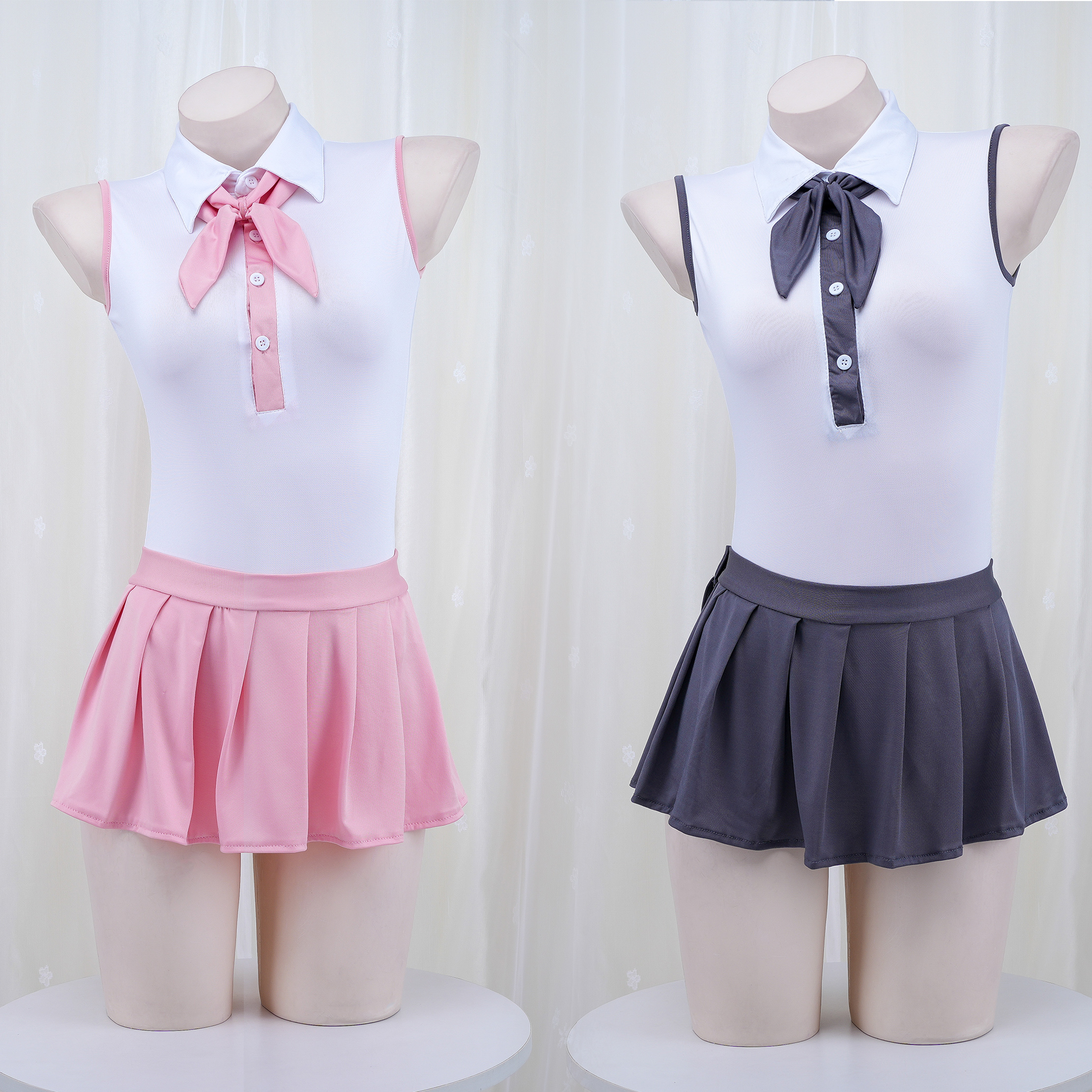 日系水手服性感辣妹JK露背制服