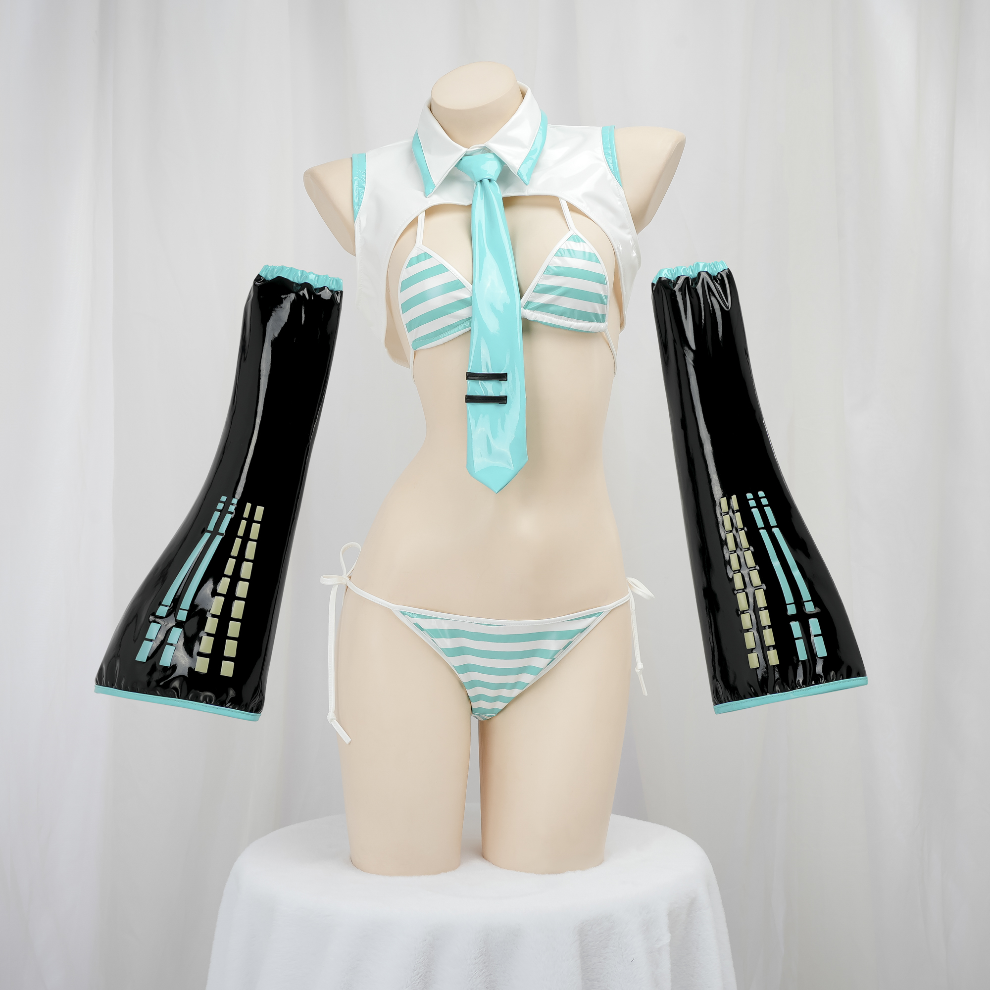 皮革初音短款公式服cosplay