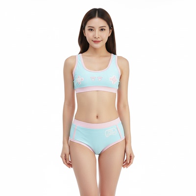 游戏手柄体操服清纯少女运动内衣