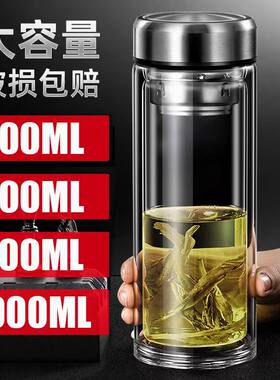 双层玻璃杯耐高温防爆双层玻璃杯