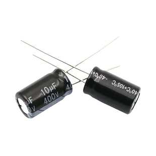 电解电容 400V/10UF 体积 10*16MM 直插 铝电解电容器(10个)