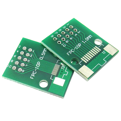 FPC10p转接板FFC转2.54直插2个