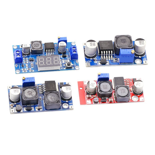 XL6009 DC-DC升压可调稳压电源模块宽电压输出4A电流9v/12v升24V