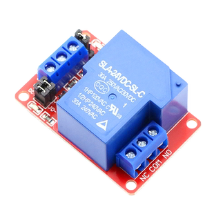 1路30A继电器模块 带光耦隔离 支持高低电平触发 24V