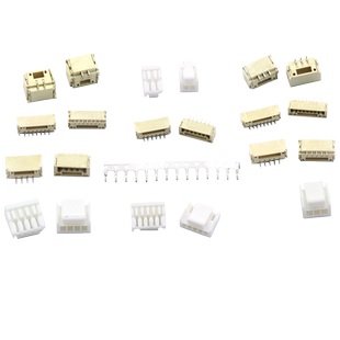 GH1.25带锁扣连接器带扣带锁接插件2 3 4 5 6 8p卧贴立贴端子胶壳