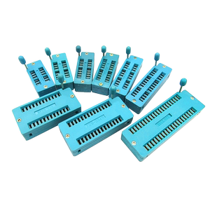 IC锁紧座 单片机芯片测试底座宽窄体活动插座14/16/18/20/24/40P