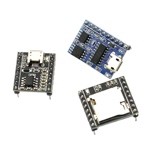 JQ8900-16P 8400 MP3语音模块芯片音乐模块串口控制USB直接拷贝板