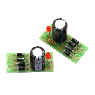 AC转DC电源转换模块 1N4007 全桥整流滤波 12V 1A交流转直流