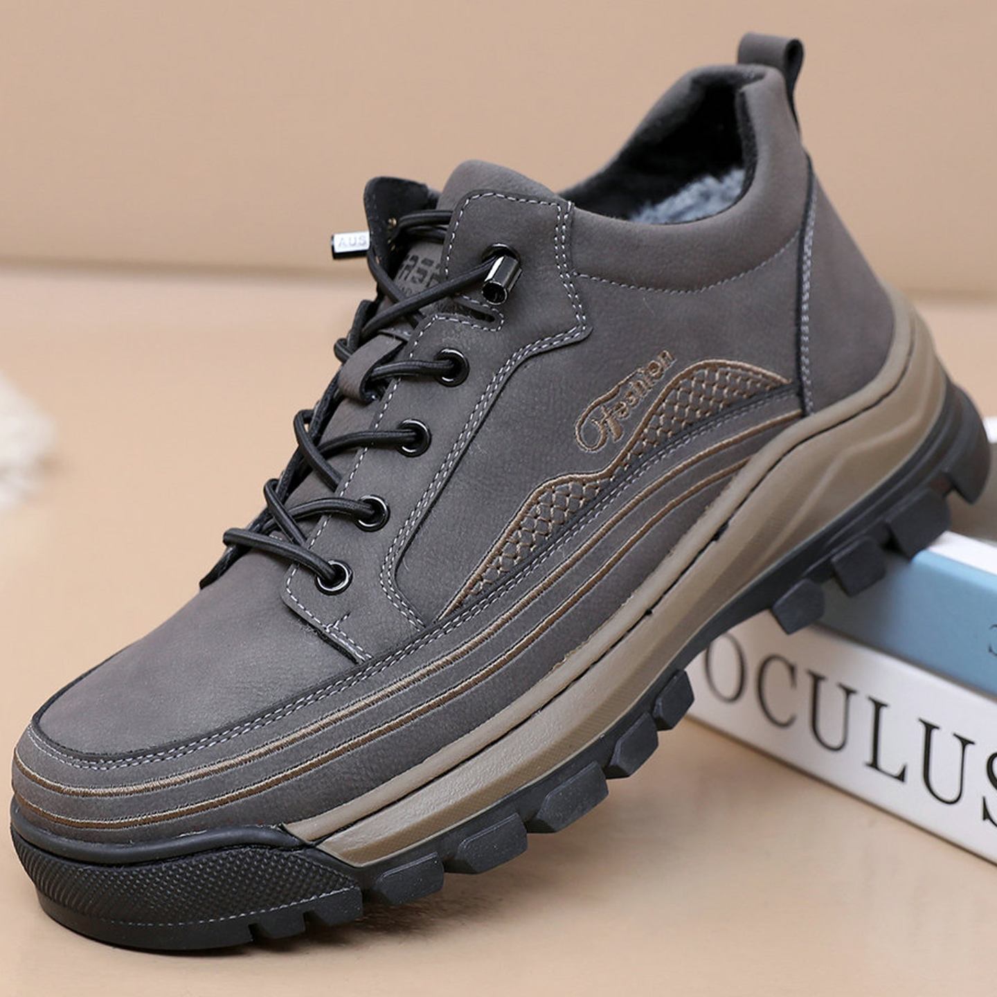 老北京布鞋男士棉鞋冬季加绒保暖