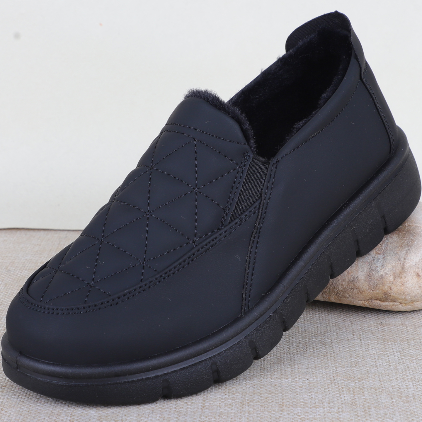 冬季老北京棉鞋女加绒薄棉二棉鞋