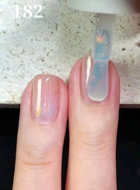 裸粉色水性美甲！twomoons指甲油女2025新款免烤速干安全无毒可撕