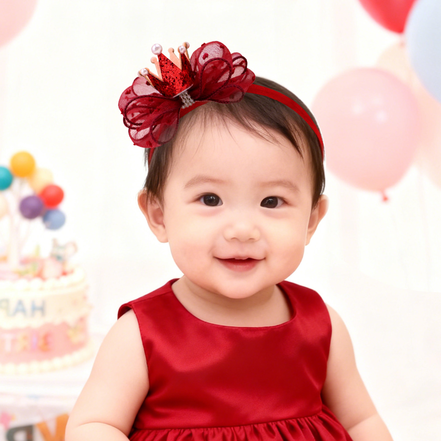 儿童发饰皇冠可爱蝴蝶结公主