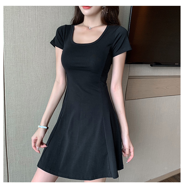 Fashion age reducing & slim dress new style summer fashionable style skirt short size waist skirt