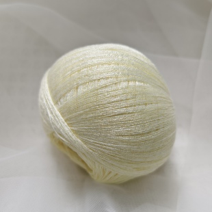 垂顺线材25g 极细钩棒针娃衣夏季 绿卿 竹纤维单股2024浅茉手工新品