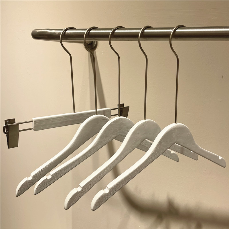 拉丝白高档女士韩版logo包邮裤架