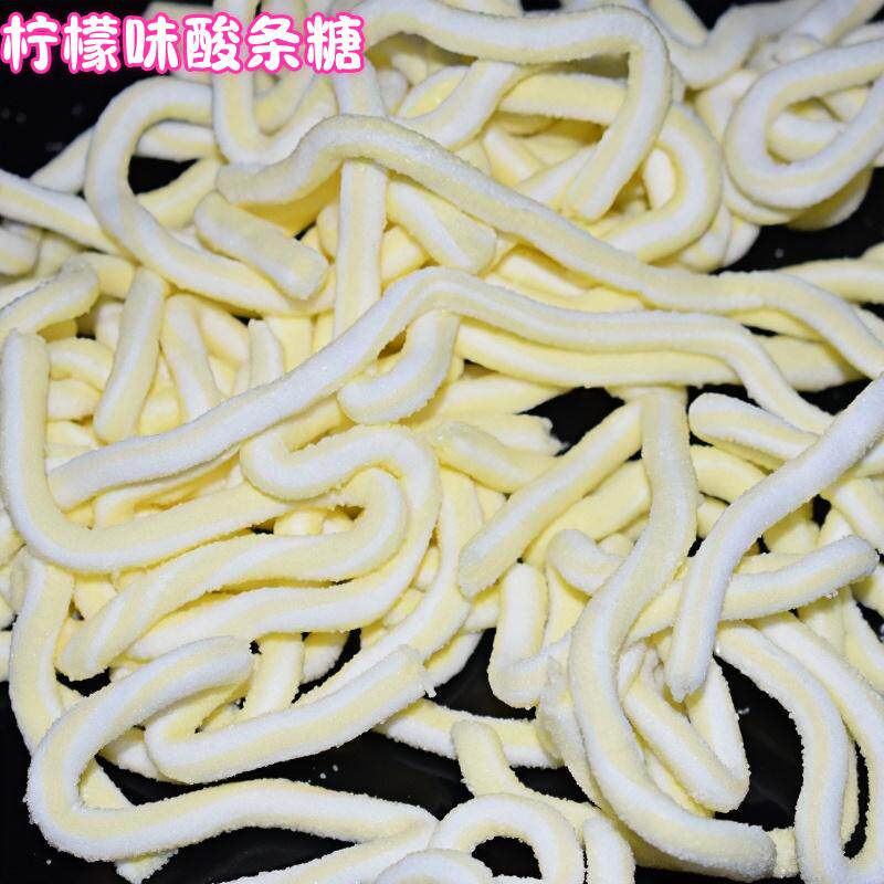 果味酸砂柠檬味果条棉花糖酸Q充气糖果儿童解馋创意零食休闲食品