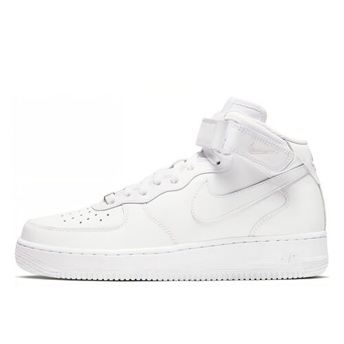 Nike Air Force 1 07 合成革 中帮 板鞋 女款 纯白