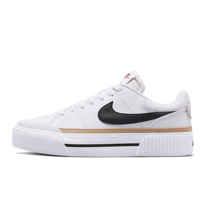 Nike Court Legacy Lift 皮革 舒适 防滑减震耐磨 低帮 板鞋 女款