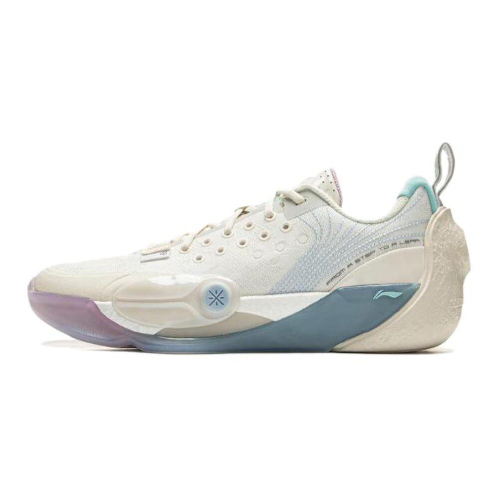 【六饼体育】LiNing李宁 全城13 低帮 篮球鞋 男款 白蓝