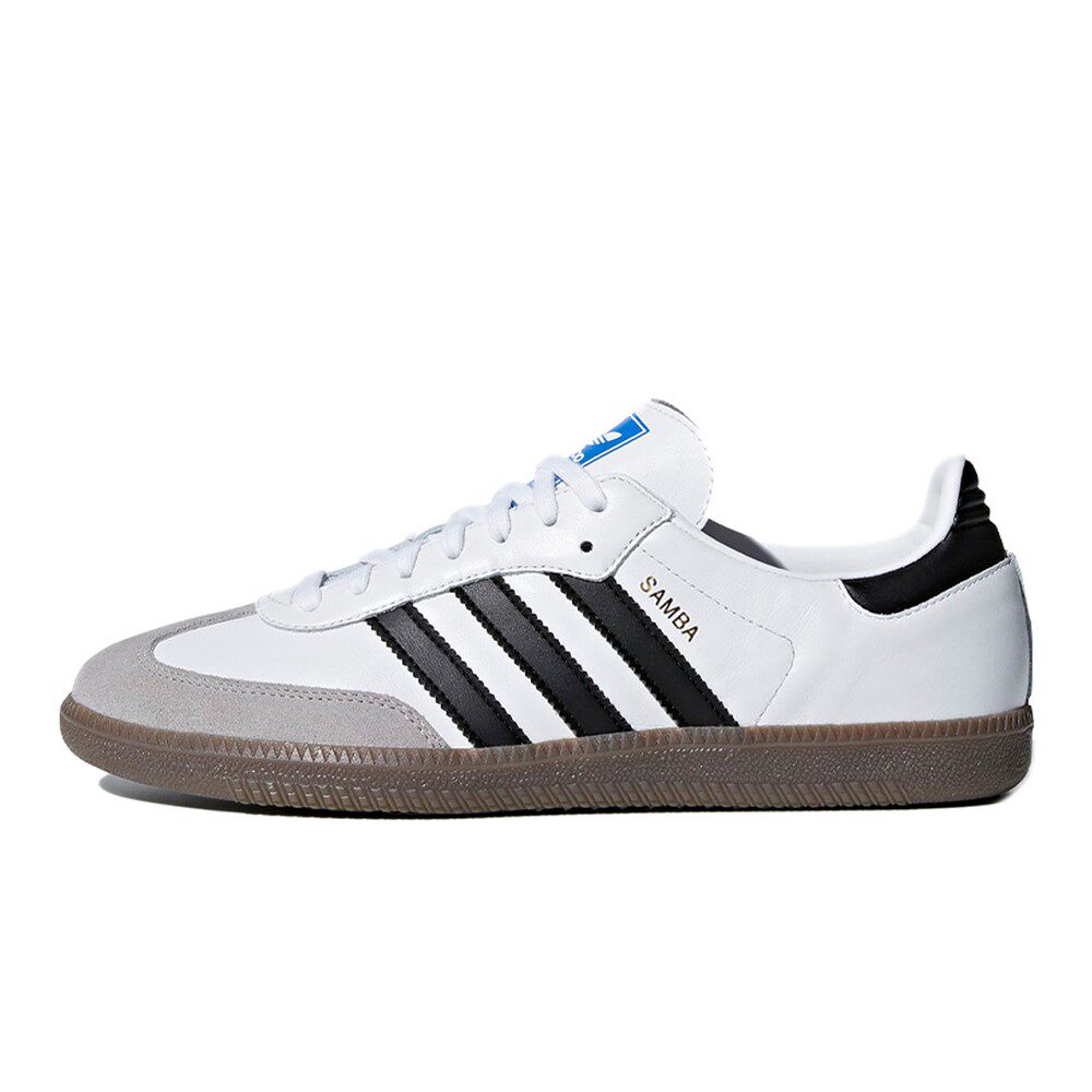 【六饼体育】adidasoriginalsSAMBAOG皮革柔软鞋面轻松脚感