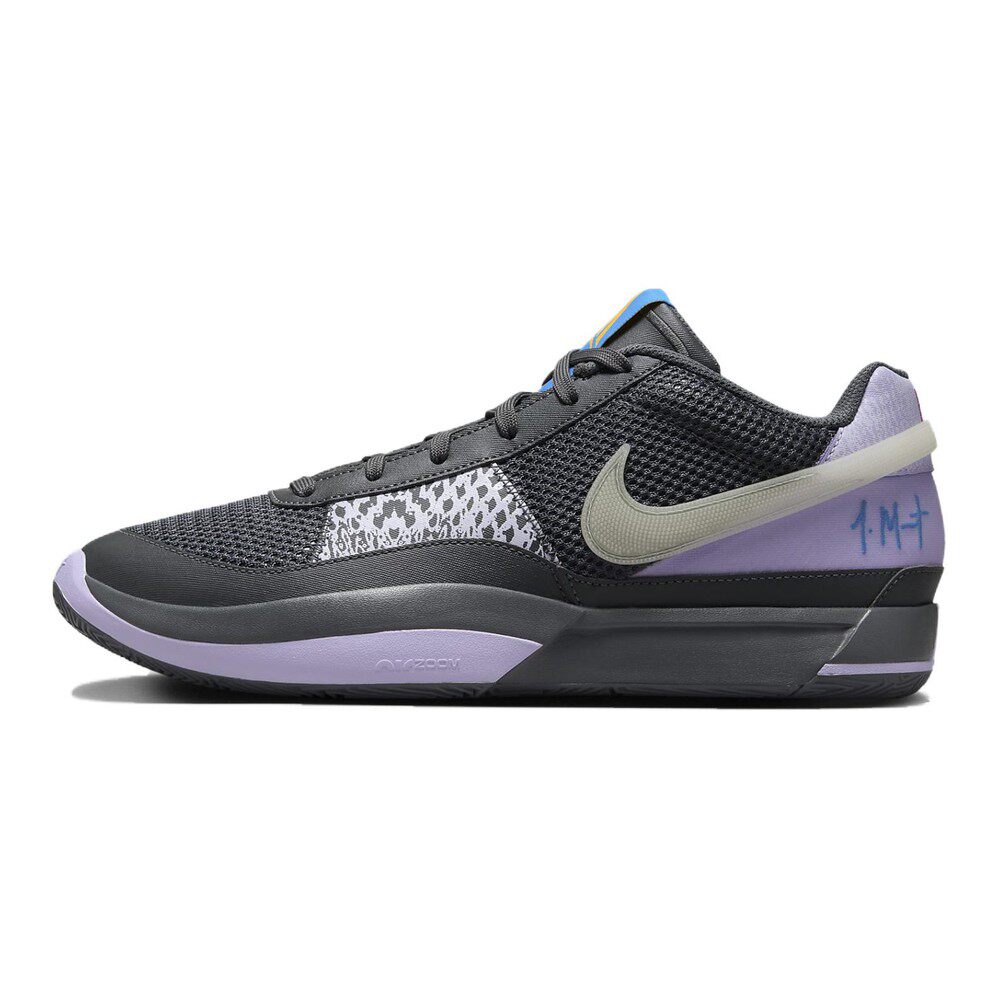 【六饼体育】Nike Ja 1 EP 低帮 篮球鞋 男款 灰紫蓝橙色