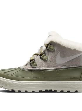 Nike Woodside 舒适百搭简约 减震保暖 短靴 女款 灰绿色