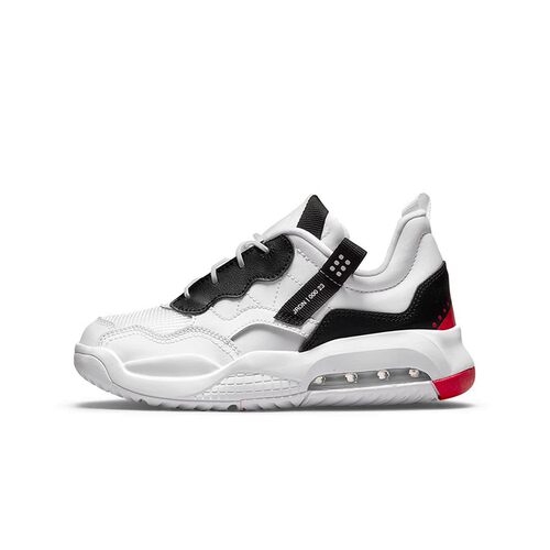 Jordan MA2 防滑耐磨 低帮 儿童跑步鞋 黑白 中小童