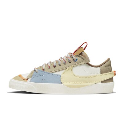 Nike Blazer '77 低帮 板鞋 女款 米色