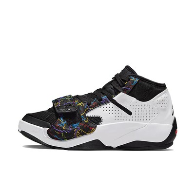 GS大童 Air Jordan Zion 2 锡安2 实战篮球鞋 黑白