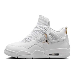 Jordan Air Jordan 4 “Net” 耐磨 中帮 复古篮球鞋 女款 白色