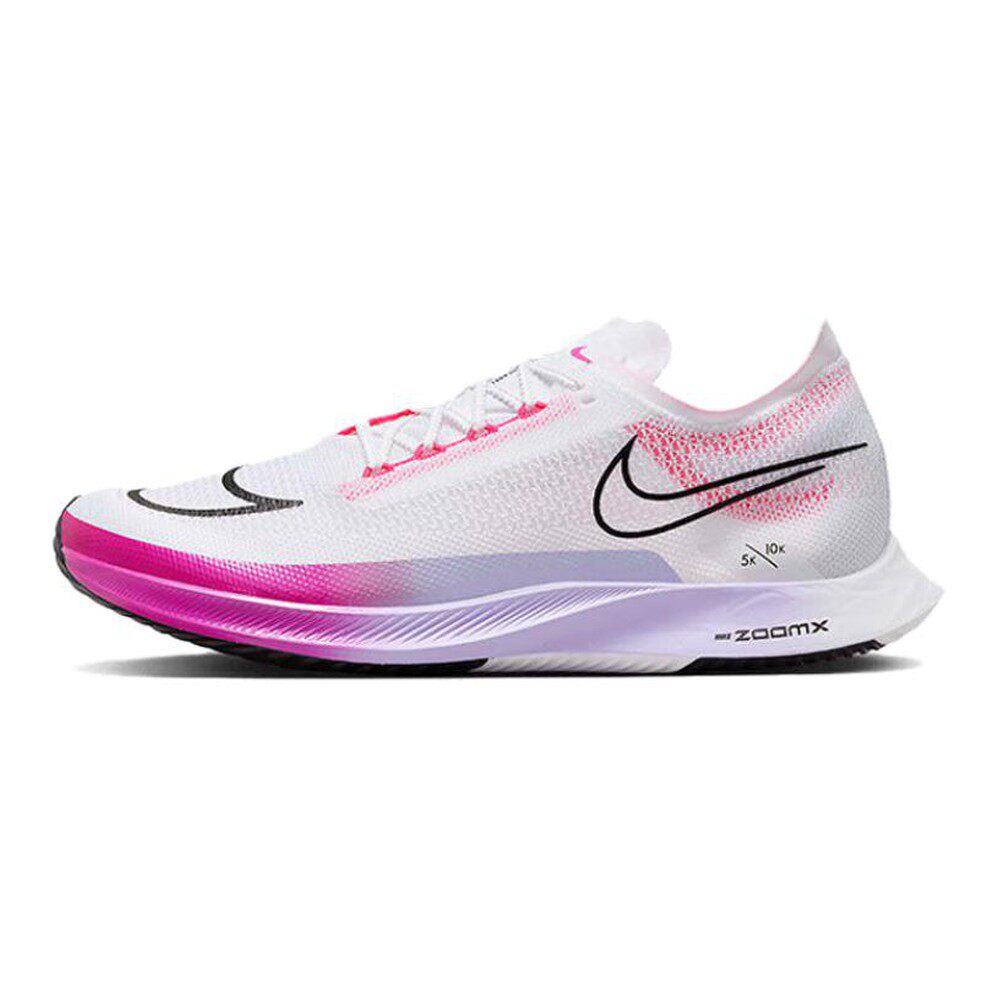 Nike STREAKFLY 舒适百搭防滑支撑 低帮跑步鞋 男款 白粉色