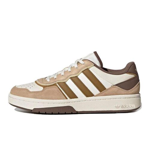 adidas originals Courtic 合成革头层牛皮绒面革 舒适百搭 低帮