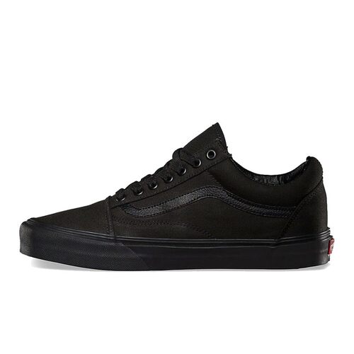 Vans Old Skool系列 织物 低帮 板鞋 男女同款 黑色